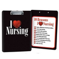 "I Love Nursing" Full-Color Clipboard